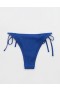 Pantaloni de bikini Aerie Crinkle Cheekiest Tie Albastru