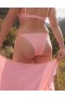  Pantaloni de bikini Aerie Crinkle Cheekiest Tie roz