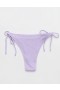 Pantaloni de bikini Aerie Shine Crinkle Cheekiest Tie Purple Wash