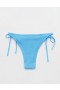  Pantaloni de bikini Aerie Shine Crinkle Cheekiest Tie, albastru
