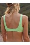  Top de bikini Aerie Crinkle Wide Strap Scoop Verde