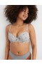 Sutiene Aerie Sunnie Demi Push Up Bloom Lace Cross Dye Gri