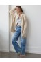  Aerie Whoa So Cozy Waffle Cardigan Alb