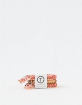 Aerie Teleties Holiday Hair Ties Pachet 3 Accesorii pentru păr Maro deschis