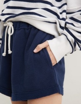  Pantaloni scurți Restart Aerie cu talie înaltă Navy