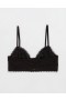  Aerie Show Off Vintage Lace Wirelesslette Bras Black