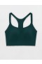  Aerie OFFLINE od Real Me Hold Up! Hlbokozelené športové podprsenky s hrebenatkami