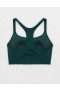  Aerie OFFLINE od Real Me Hold Up! Hlbokozelené športové podprsenky s hrebenatkami