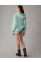  Aerie Big Hug Oversized Hoodie Green