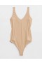  Aerie SMOOTHEZ Plunge Body Béžová