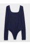  Aerie SMOOTHEZ Body Navy s dlhým rukávom