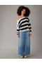  Aerie Whoa So Soft Balet-Neck Pullover Navy