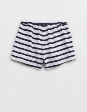  Aerie High Waisted Restart Shorts Navy