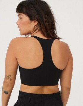  Aerie OFFLINE od Real Me Hold Up! Športové podprsenky Racerback Black