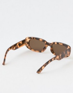  Aerie Mini Dare To Square slnečné okuliare Leopard
