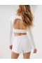  Aerie OFFLINE 하이라이즈 핫 스터프 반바지 화이트