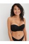  Aerie Show Off 스트랩리스 푸쉬업 브라 블랙