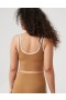  Aerie OFFLINE By Real Me Low Key 롱라인 스포츠 브라 브라운