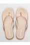  Aerie Woven Platform 플립플랍 핑크 골드