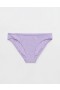  Aerie Shine Crinkle 풀 커버리지 비키니 바텀 퍼플 워시