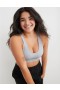  Aerie Superchill Seamless Padded Vooplette 브라 그레이