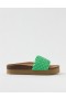  Aerie Woven Platform 샌들 그린