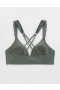  Aerie Sunnie 무선 라이트리 라이닝 블룸 레이스 스트랩 브라 로얄 블루