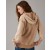  Aerie 오버사이즈 워시드 지퍼업 후드 티셔츠 브라운