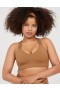  Aerie OFFLINE by The Hugger Racerback Sportski grudnjaci smeđi