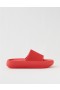  Aerie Cushionaire Mule s perjem svijetlo crvene boje