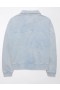 Sweatshirts od flisa Aerie Quarter-Zip svijetloplava