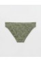  Aerie Eyelet Full Coverage Bikini Bottoms maslinasto zelena