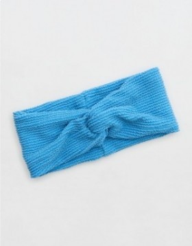  Plavi dodatak za kosu za kupanje Aerie Shine Crinkle