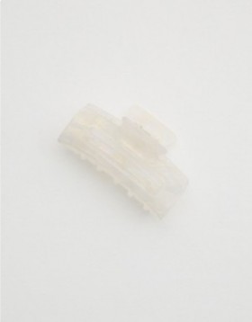  Dodatak za kosu Aerie Rectangle Claw Clip Bijeli
