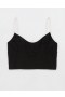  Aerie Superchill Cotton Corset Top BH Svart