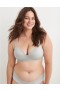  Aerie Sunnie Trådlös Push Up BH Grå