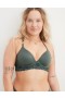 Aerie Sunnie Full täckning Lätt fodrad Bloom Spets Trim BH:ar Royal Blue