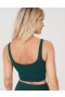  Aerie OFFLINE By Real Me Low Key Longline Sports Bras Deep Green