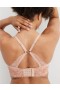  Aerie Sunnie Full täckning Lätt fodrad Bloom Lace Trim BH Rosa