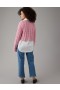 Aerie Cropped Cable Knit Sweater Ljusrosa