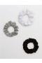  Aerie Scrunchies 3-pack hårtillbehör Flerfärgad