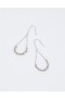  Aerie Square Bead Hoop Smycken Silver