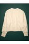  Aerie 77 Premium cropped fleece tröjor med rund hals Beige