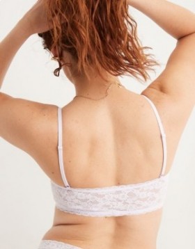  Aerie Show Off Vintage spets Wirelesslette Bras Lavendel