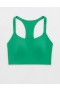  Aerie OFFLINE Real Me Hold Up! Racerback Spor Sütyenleri Yeşil