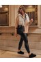  Aerie OFFLINE Real Luxe Suni Deri Tayt Siyah
