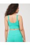 Aerie OFFLINE By The Hugger Longline Spor Sütyenleri Turkuaz