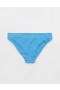 Aerie Shine Crinkle Tam Kapsamlı Bikini Altı Mavi