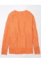  Aerie Whoa So Cozy Waffle V Yaka Kazak Turuncu