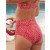  Aerie Crossover Yüksek Bel Bikini Altı Kırmızı